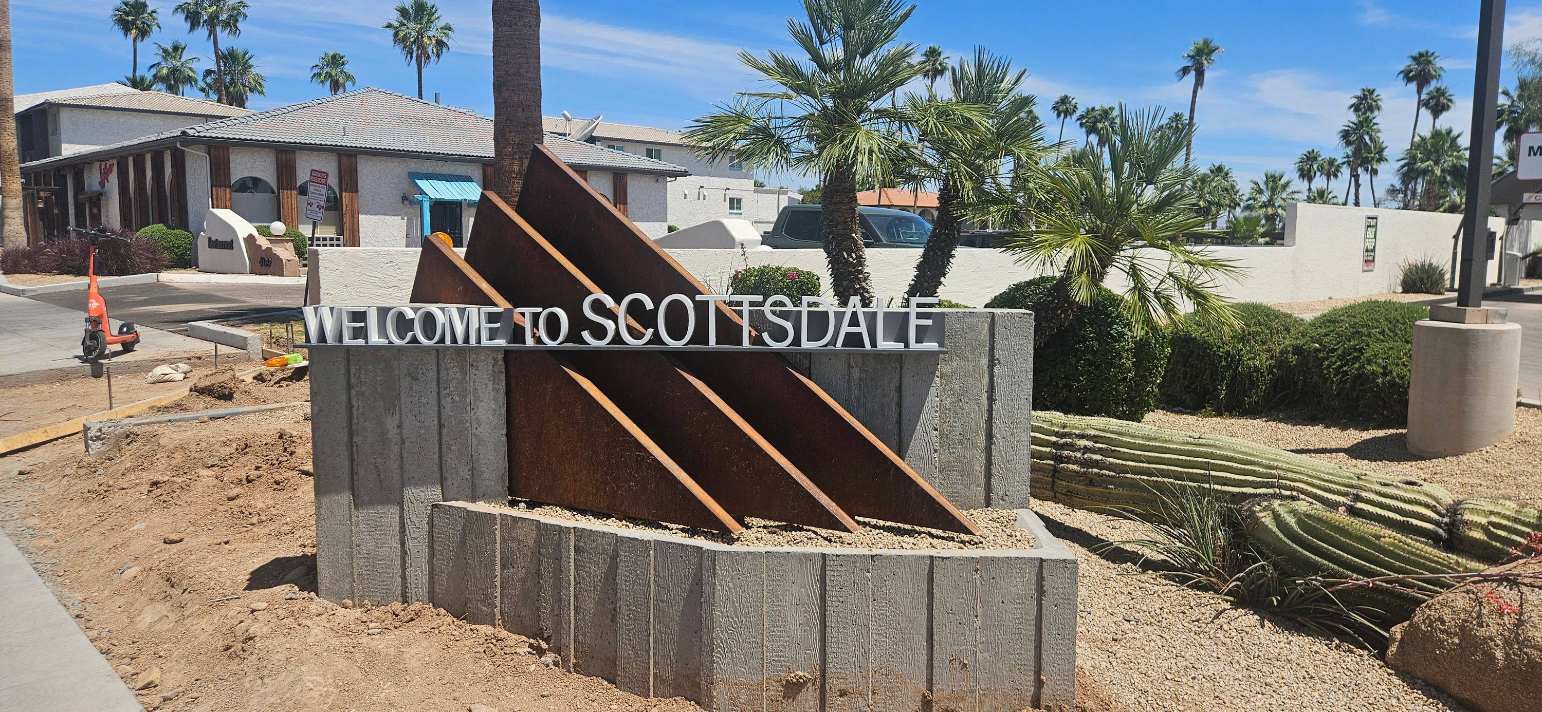 Scottsdale, AZ city sign