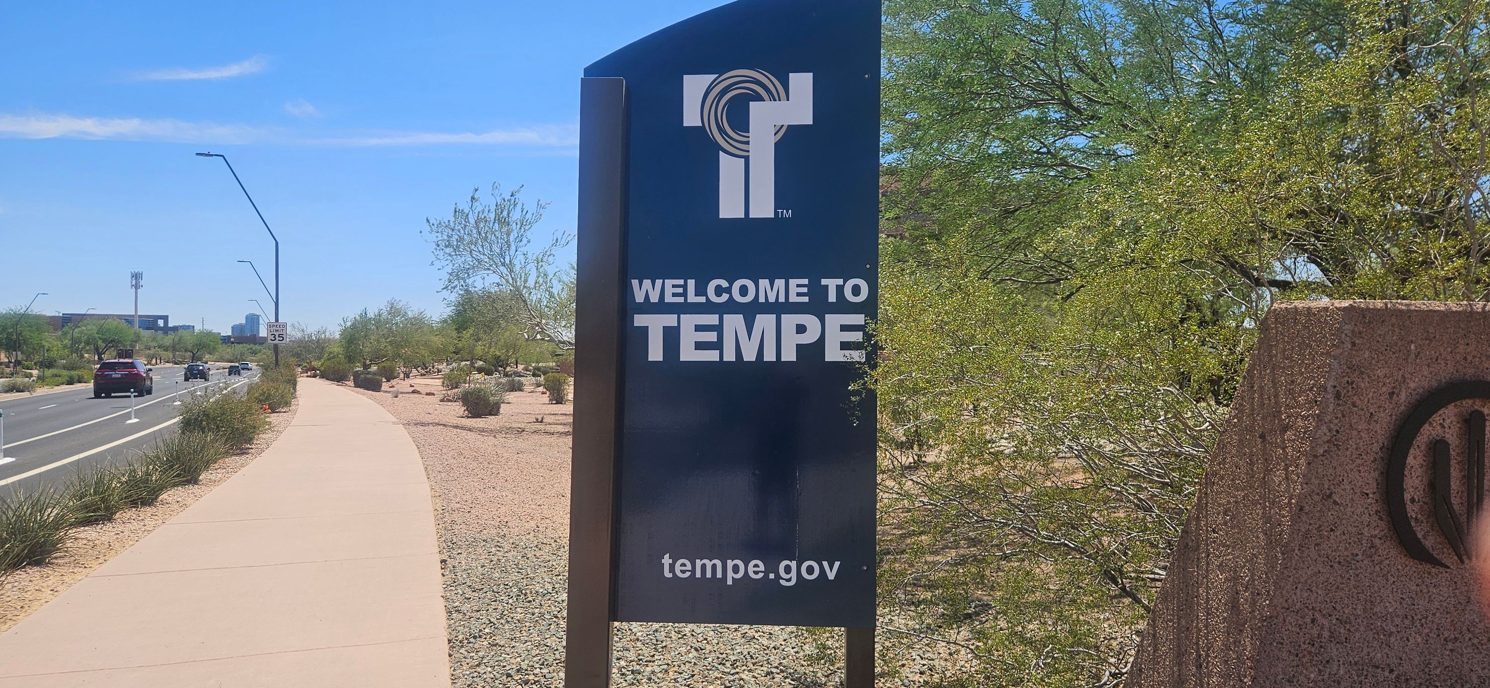 Tempe, AZ city sign